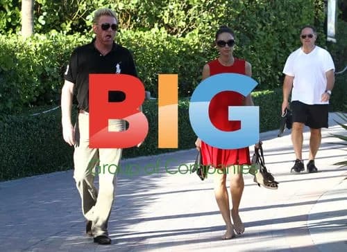 Boris Becker and wife Lilly at the beach in Miami