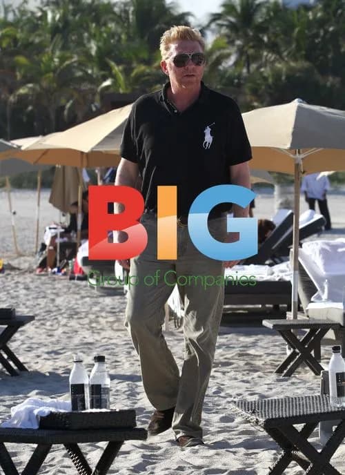 Boris Becker with wife Lilly in Miami