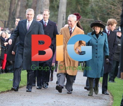 Royal Family at Christmas Service