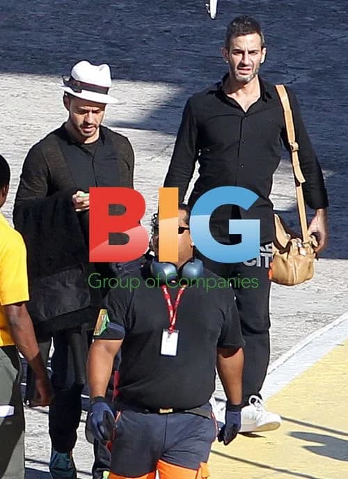 Marc Jacobs and Boyfriend in St. Barths
