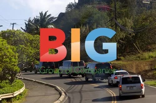 Obama's Motorcade in Hawaii