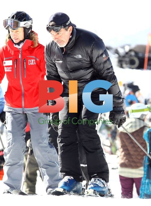 Antonio Banderas and Family Ski in Aspen