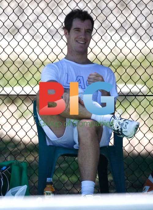 Richard Gasquet trains for Hopman Cup