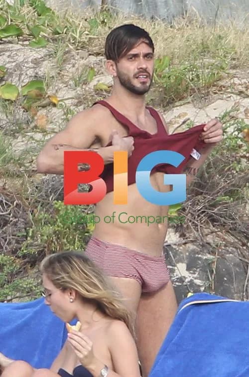 Marc Jacobs and Lorenzo Martone in St. Barths