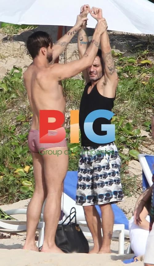 Marc Jacobs & Lorenzo Martone in St. Barths