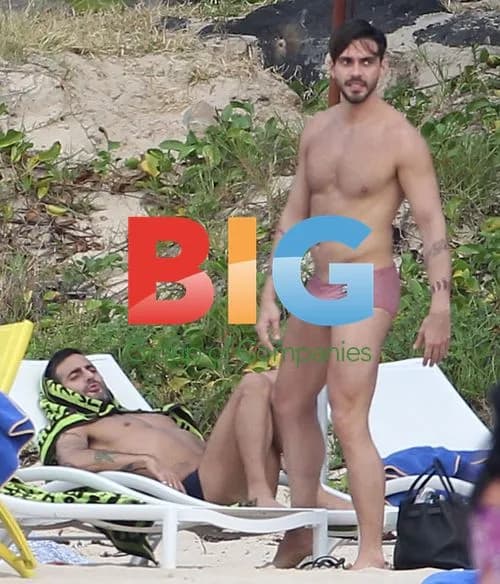 Marc Jacobs and Lorenzo Martone on Beach