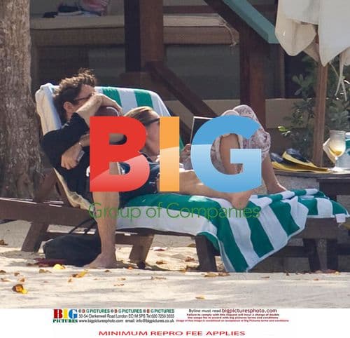 Kate Moss and Jamie Hince on Caribbean Holiday