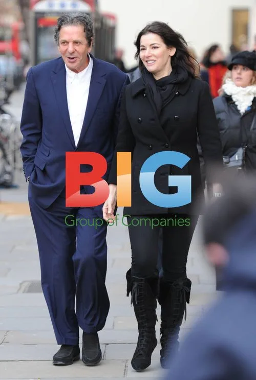Nigella Lawson and Charles Saatchi Lunch in Mayfair