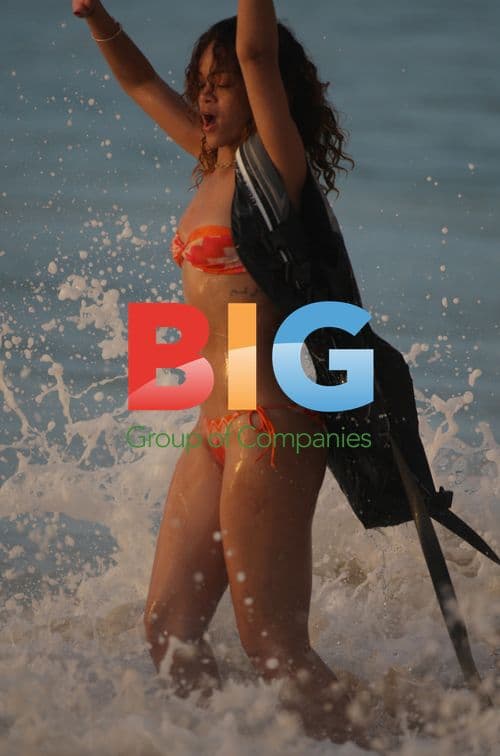 Rhianna Frolicking in Caribbean