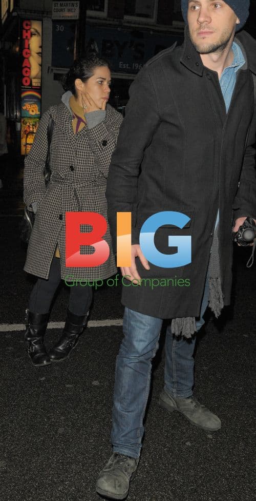 America Ferrera leaves 'Chicago' theatre in London