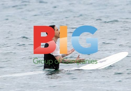 Anthony Kiedis Surfing in St Barts