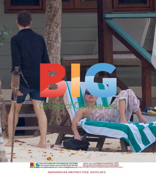 Kate Moss and Jamie Hince on Caribbean Holiday