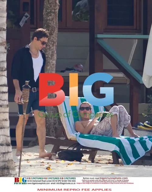 Kate Moss and Jamie Hince on Caribbean Holiday