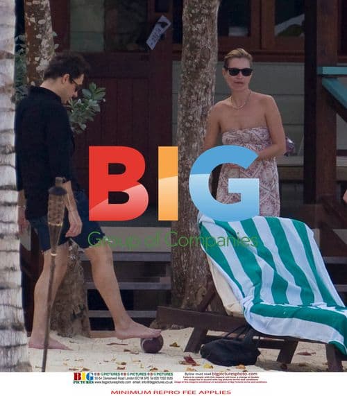 Kate Moss and Jamie Hince on Caribbean Holiday