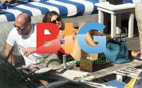 Jason Statham and Rosie Huntington-Whiteley in Miami