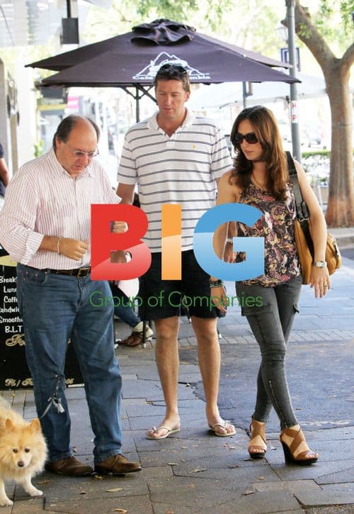 Glenn McGrath & Sara Leonardi Out in Sydney