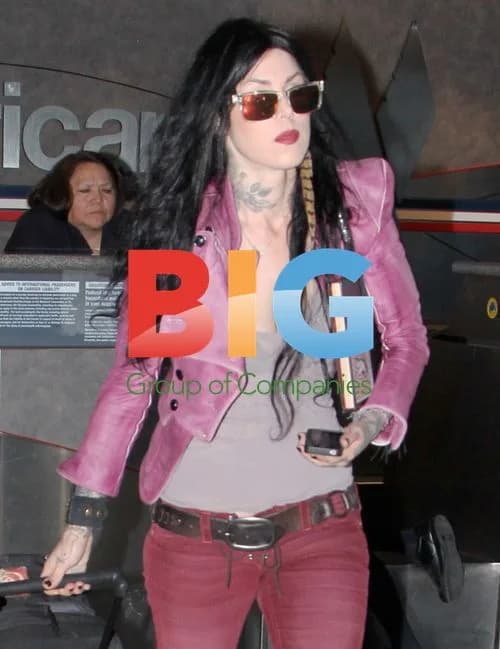 Kat Von D Arrives at LAX