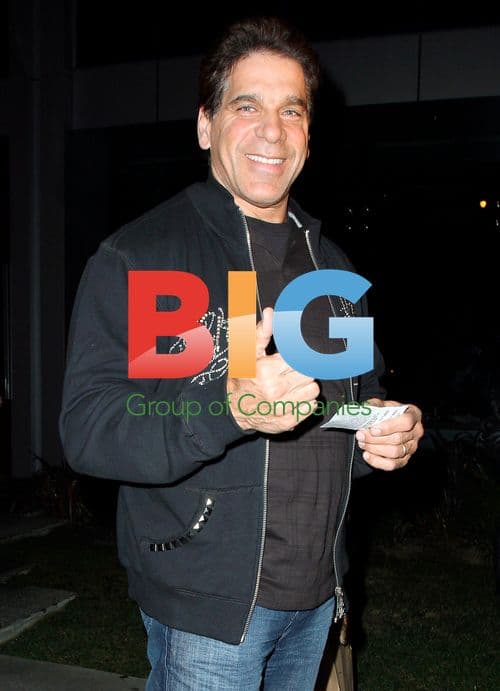 Lou Ferrigno and wife Carla Green dine at Boa Steakhouse