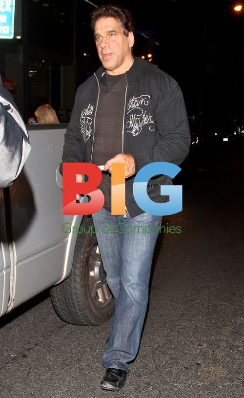 Lou Ferrigno and Wife Dine at Boa Steakhouse