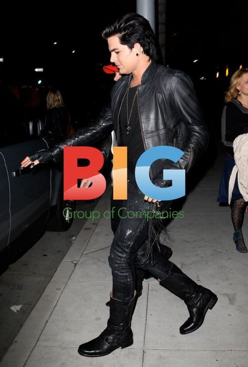 Adam Lambert and Boyfriend in Beverly Hills