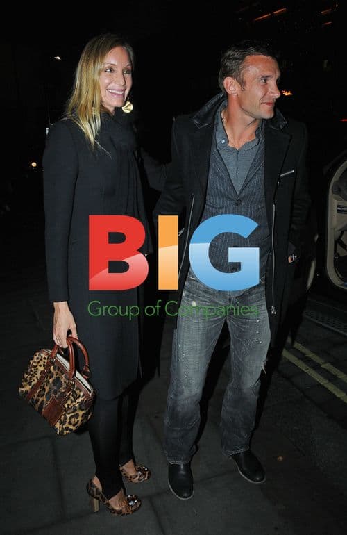 Andriy Shevchenko and Wife at Nobu