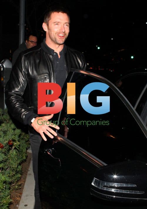 Hugh Jackman leaves Beverly Hills club