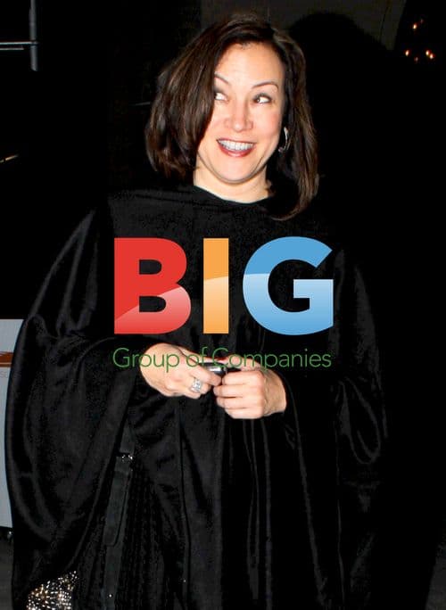 Jennifer Tilly takes a smoke break in Beverly Hills