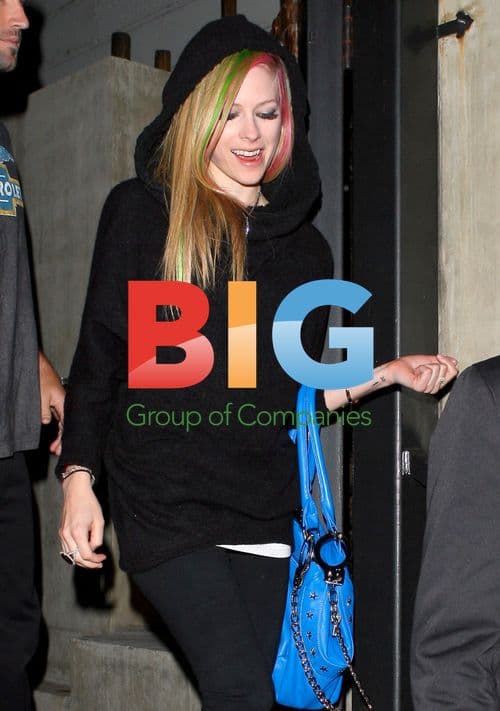 Avril Lavigne and Brody Jenner Leaving Koi Restaurant