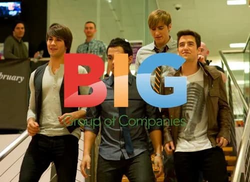 Big Time Rush at MTV in London