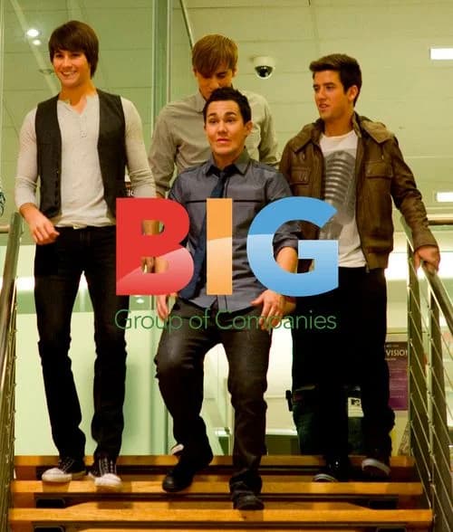 Big Time Rush at MTV in London