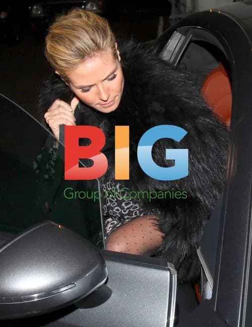 Seal and Heidi Klum dining