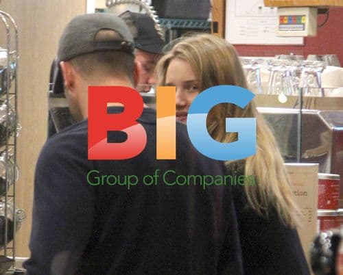 Rosie Huntington Whiteley and Jason Statham at Coffee Bean