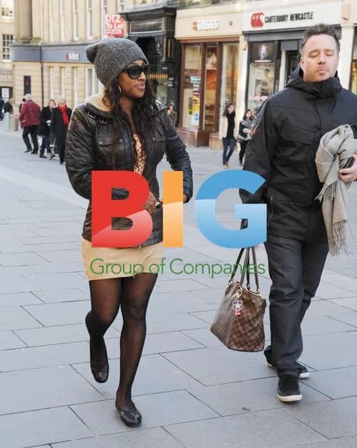 Alexandra Burke shopping in Newcastle