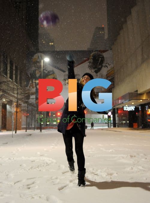 Krysten Peek plays football in snow at Super Bowl XLV