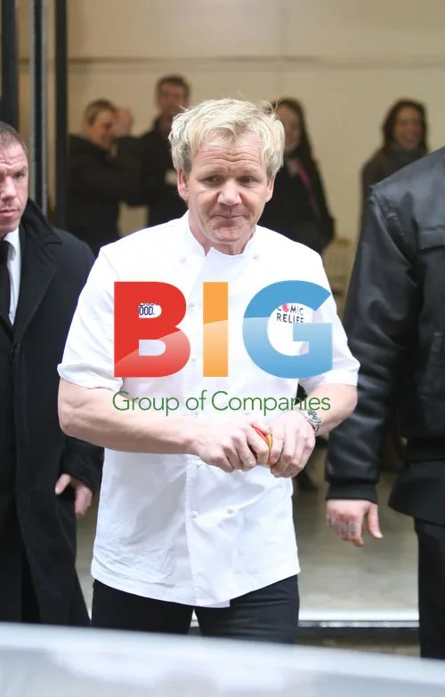 Gordon Ramsay at Comic Relief Curry Stall