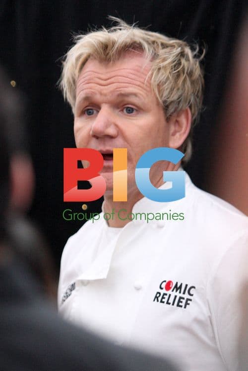 Gordon Ramsay at Comic Relief Curry Stall