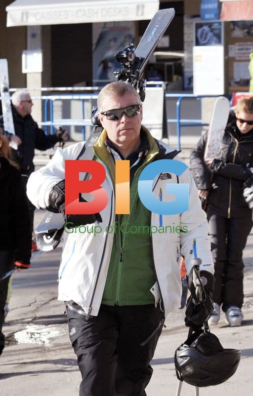 Prince Andrew and family on ski holiday