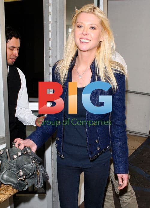 Tara Reid and boyfriend at Il Pastaio