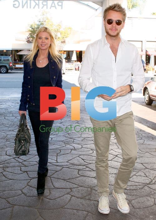 Tara Reid and boyfriend at Il Pastaio