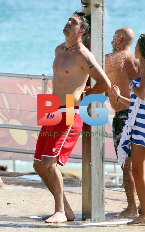 Kevin Pietersen on Bondi Beach