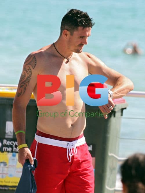 Kevin Pietersen at Bondi Beach