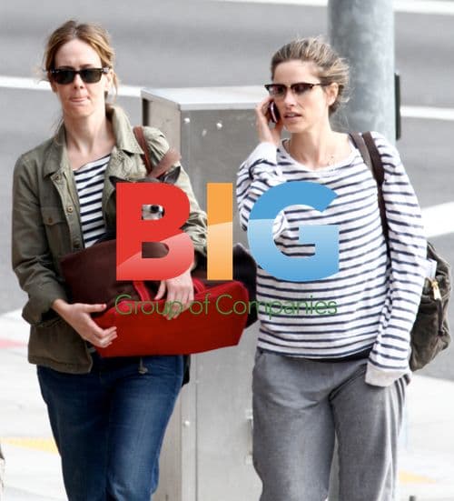 Amanda Peet and Sarah Paulson lunch in Beverly Hills
