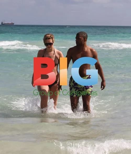 JLS Singer JB Gill on Beach with Girlfriend