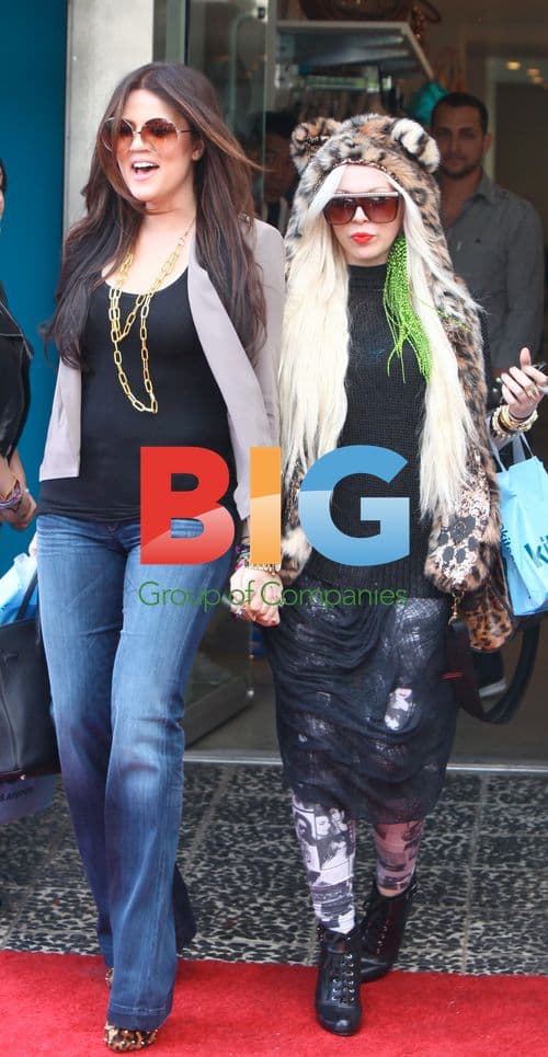 Kardashian Sisters at Kitson