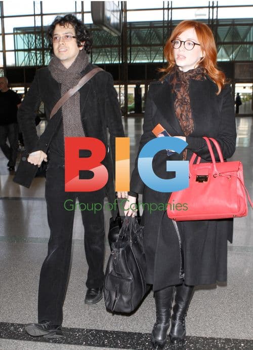 Christina Hendricks at LAX