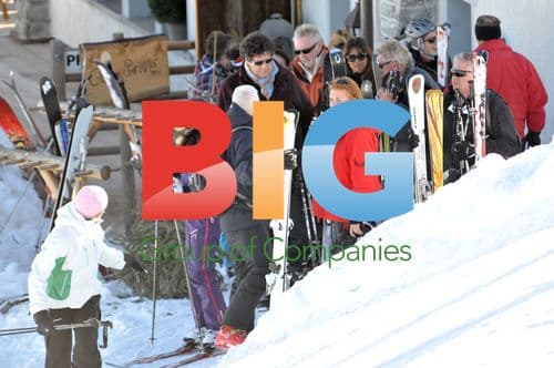 Sarah Ferguson and Princess Eugenie Skiing in Switzerland