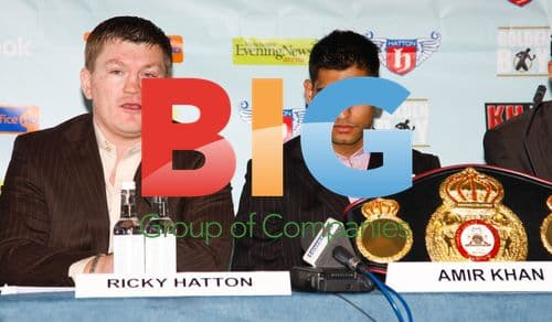 Amir Khan, Ricky Hatton, Paul McCloskey meet for fight press call