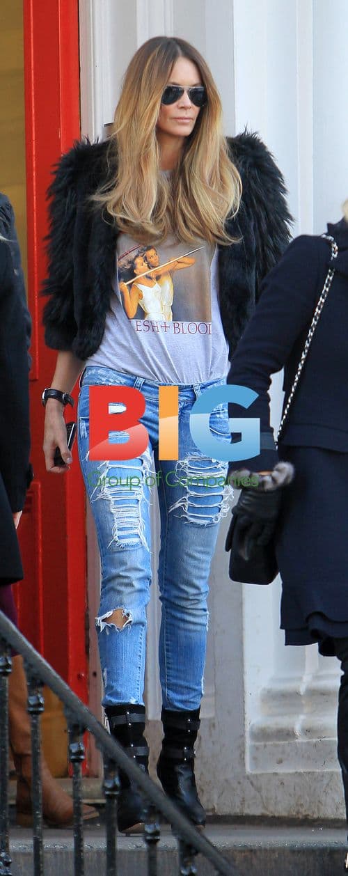 Elle Macpherson on School Run