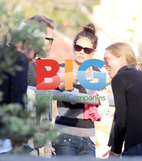 Katie Holmes and Suri at Equestrian Center