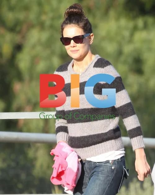 Katie Holmes and Suri at Equestrian Center